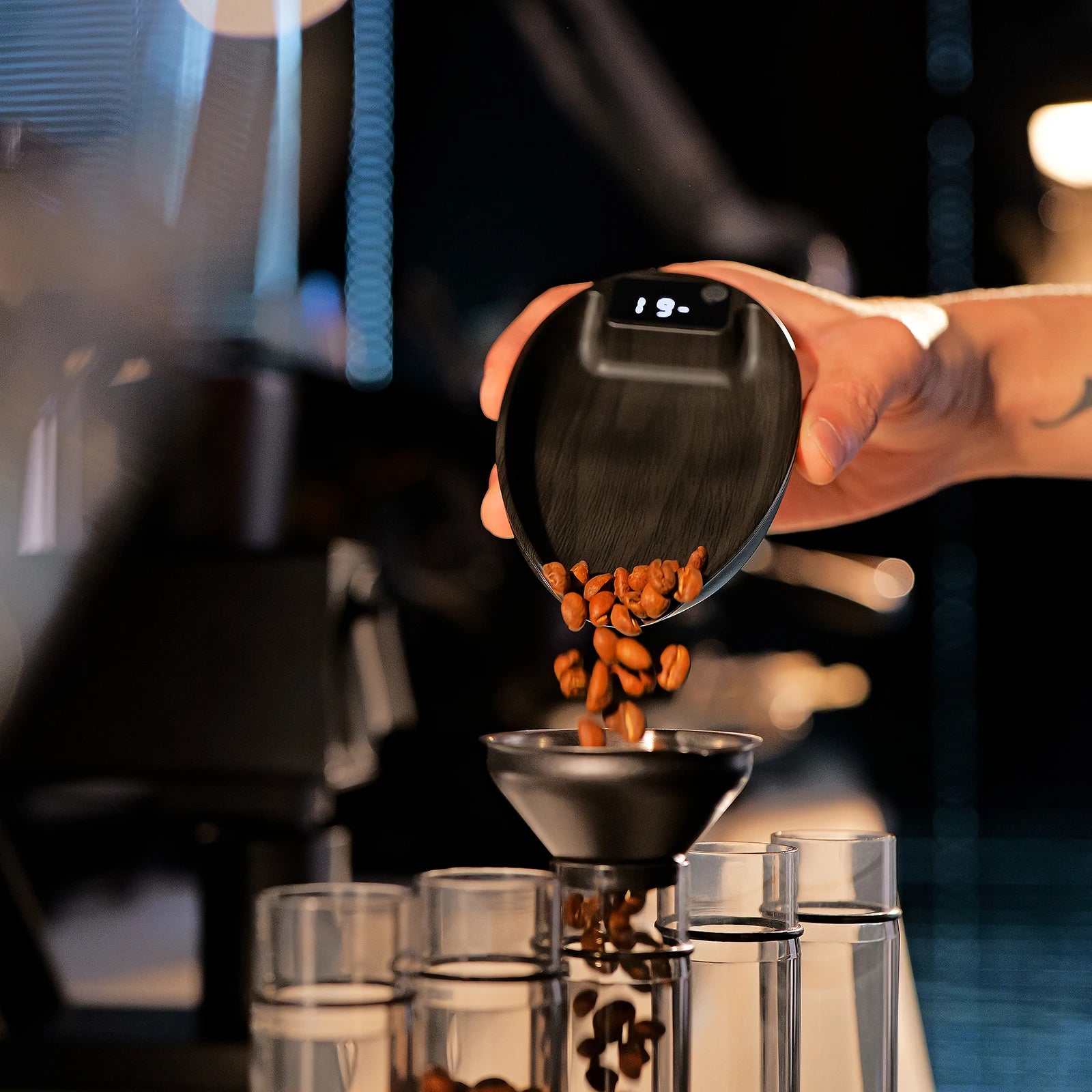 Kaffeewaage, präzises integriertes Design mit Timer für Espresso
